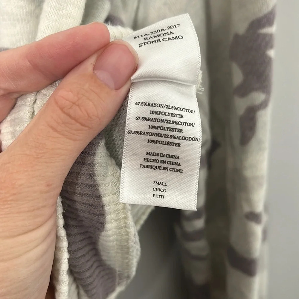 Rails Ramona Camo Pullover Sweater - Picture 5 of 8